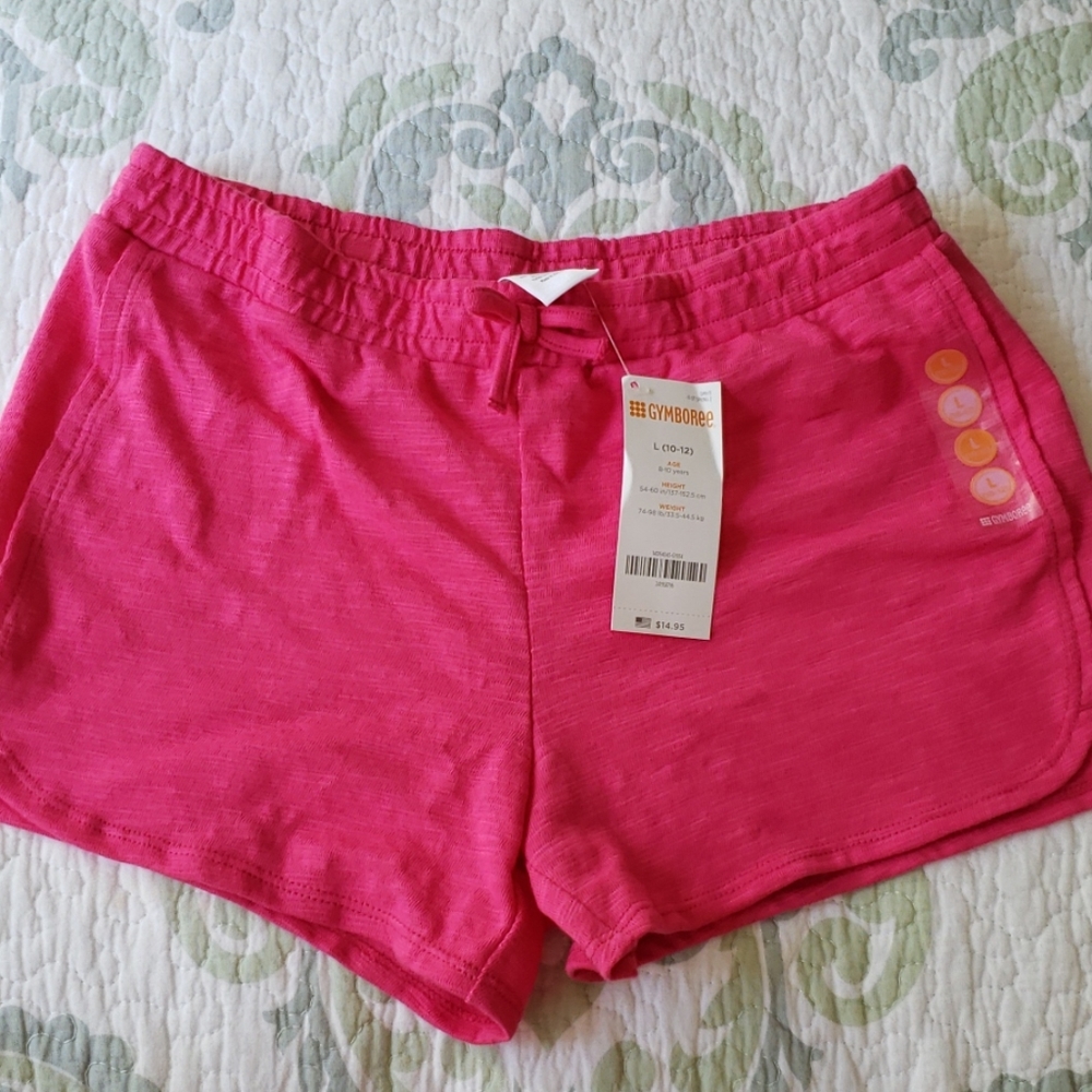 NWT Gymboree pink cotton shorts